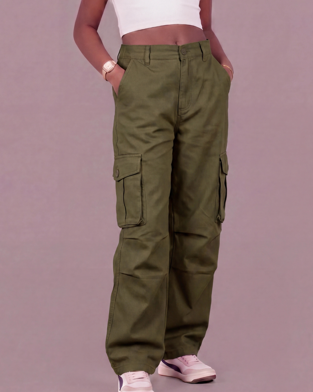 Girls’ Relaxed Cargo Pants