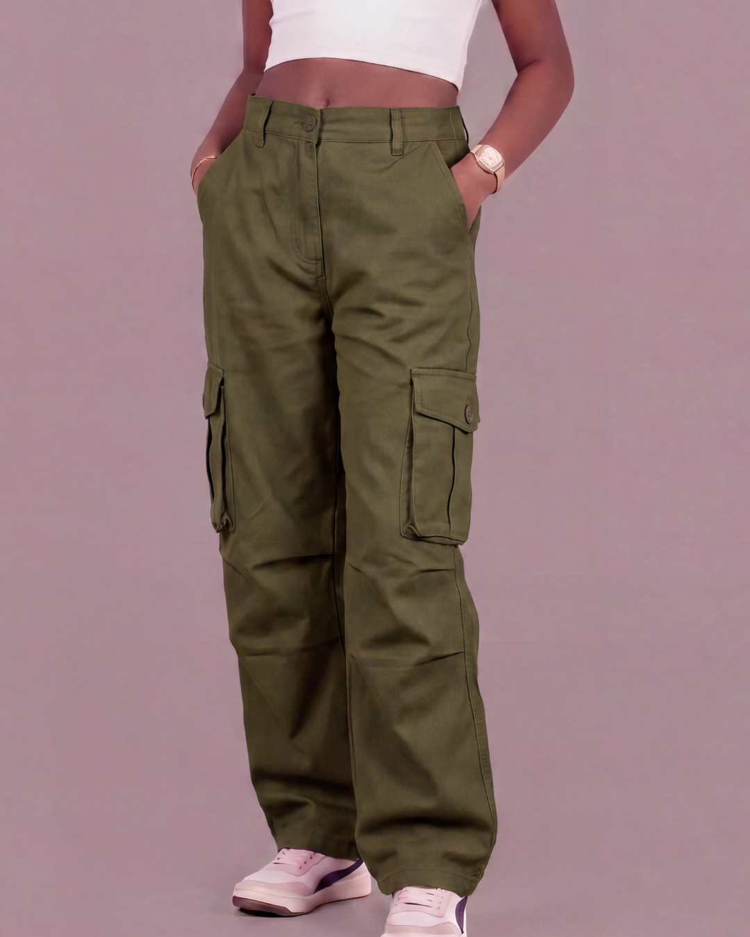 Girls’ Relaxed Cargo Pants