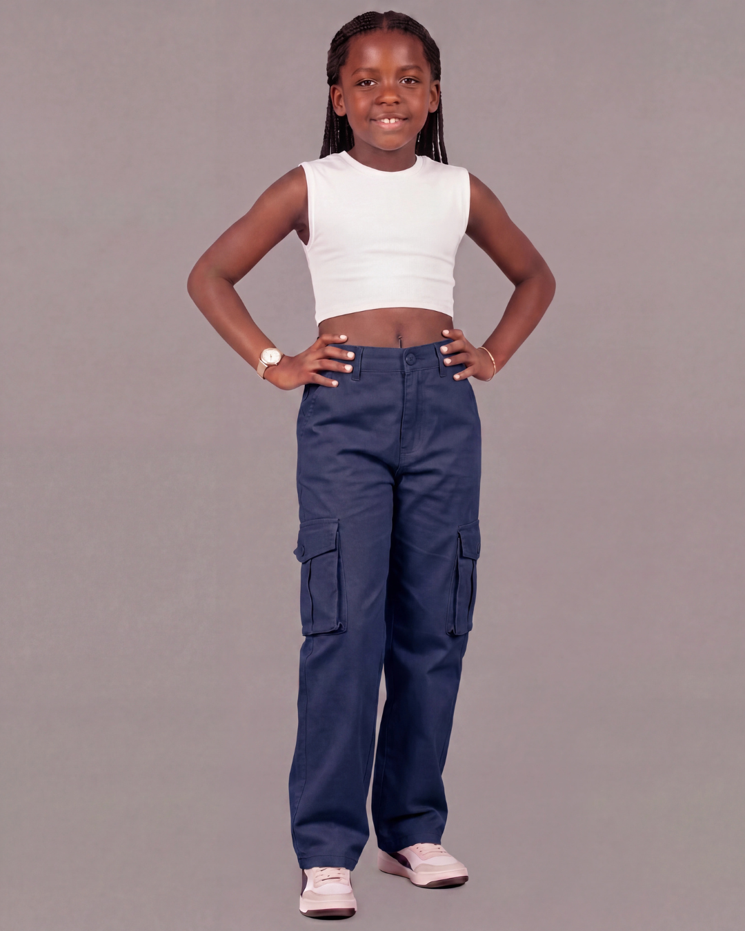 Girls’ Relaxed Cargo Pants