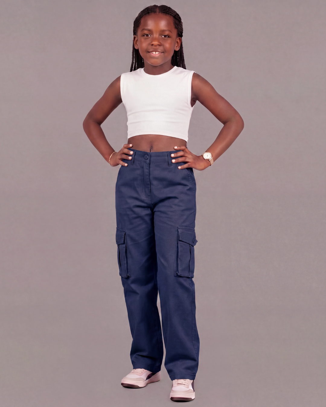 Girls’ Relaxed Cargo Pants
