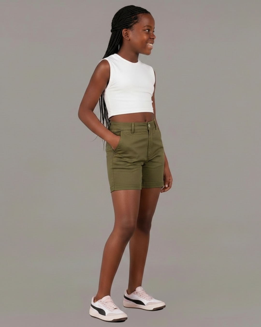 Girls’ Classic Chino Shorts