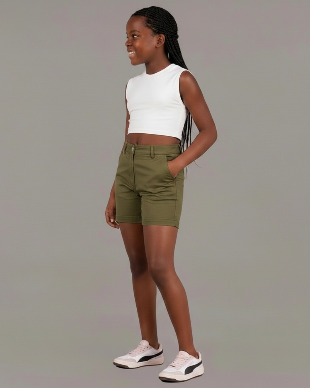 Girls’ Classic Chino Shorts