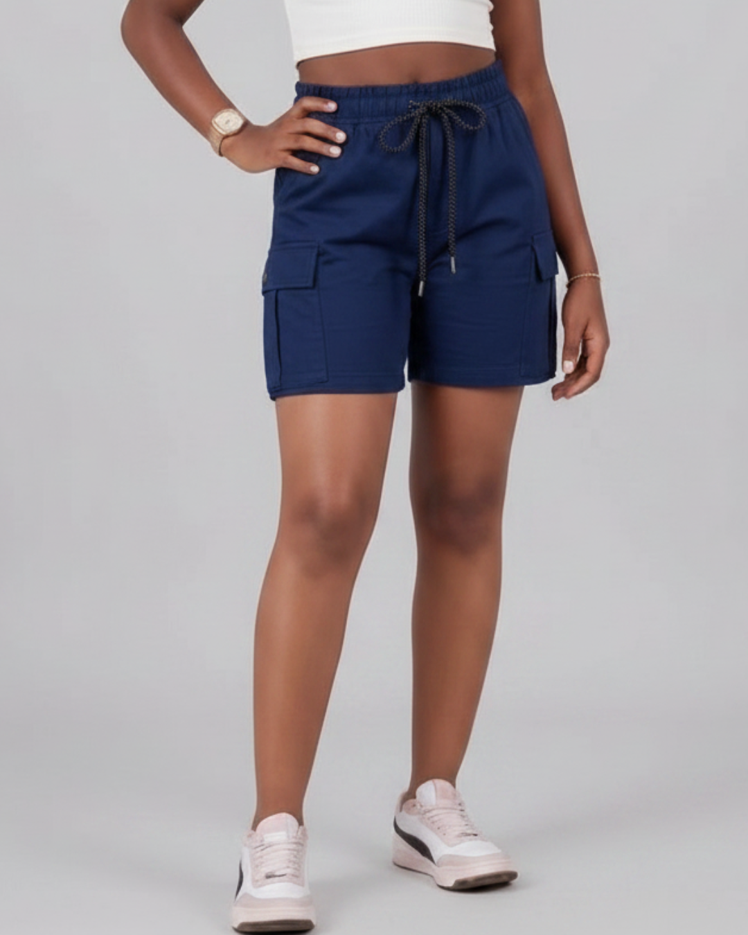 Girls’ Relaxed Cargo Shorts