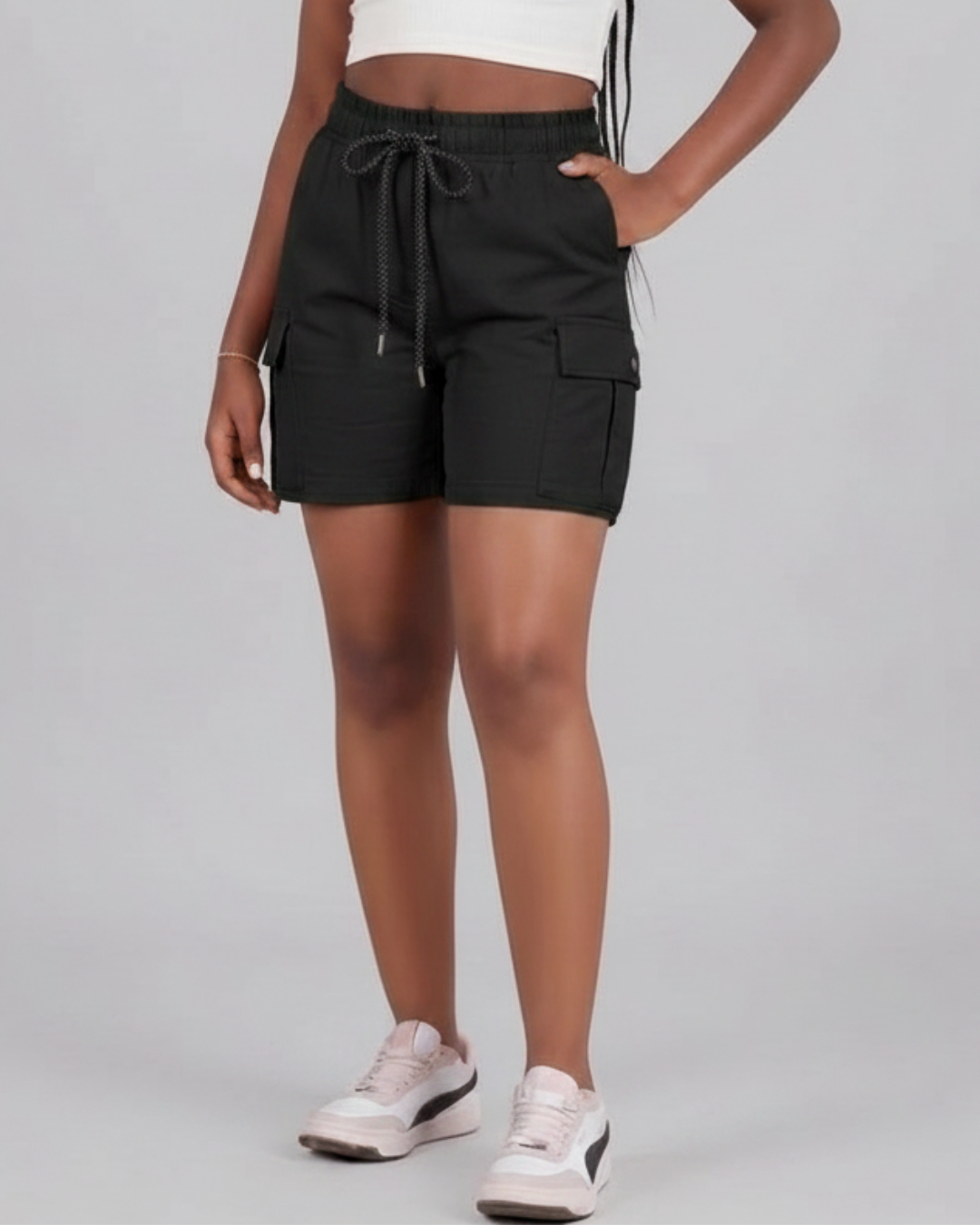 Girls’ Relaxed Cargo Shorts
