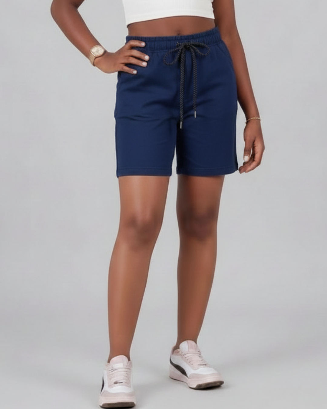 Girls’ Drawstring Chino Shorts