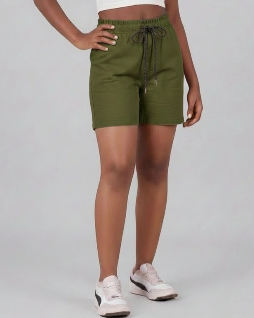 Girls’ Drawstring Chino Shorts
