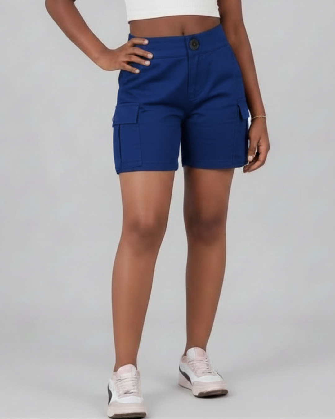 Girls’ Tapered Cargo Shorts