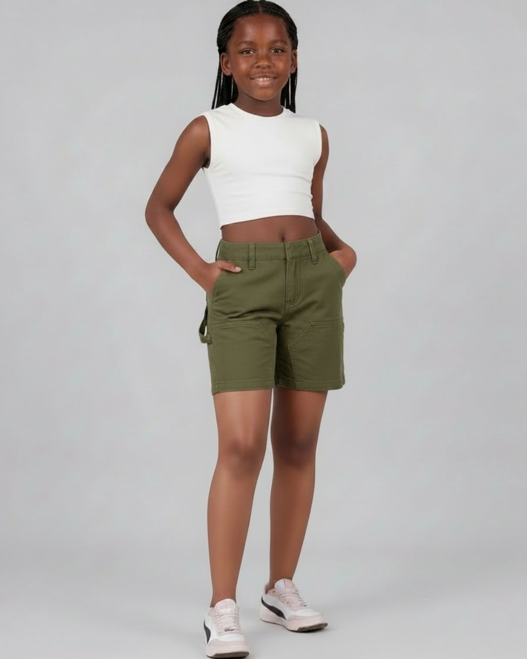 Girls’ Carpenter Utility Shorts