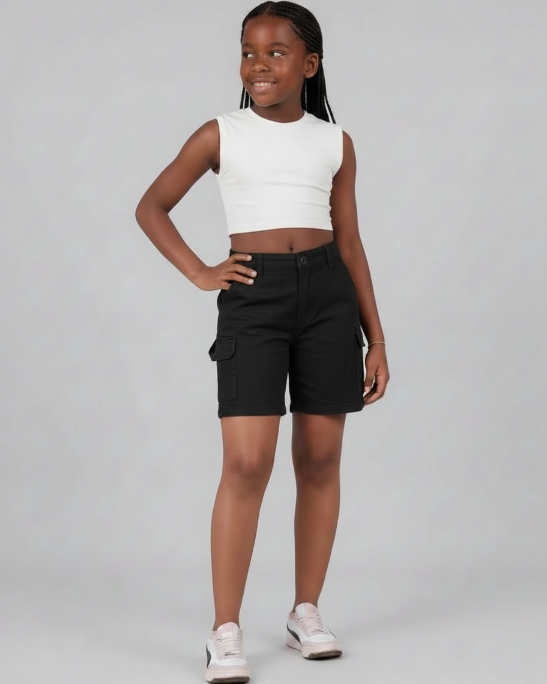 Girls’ Carpenter Utility Shorts