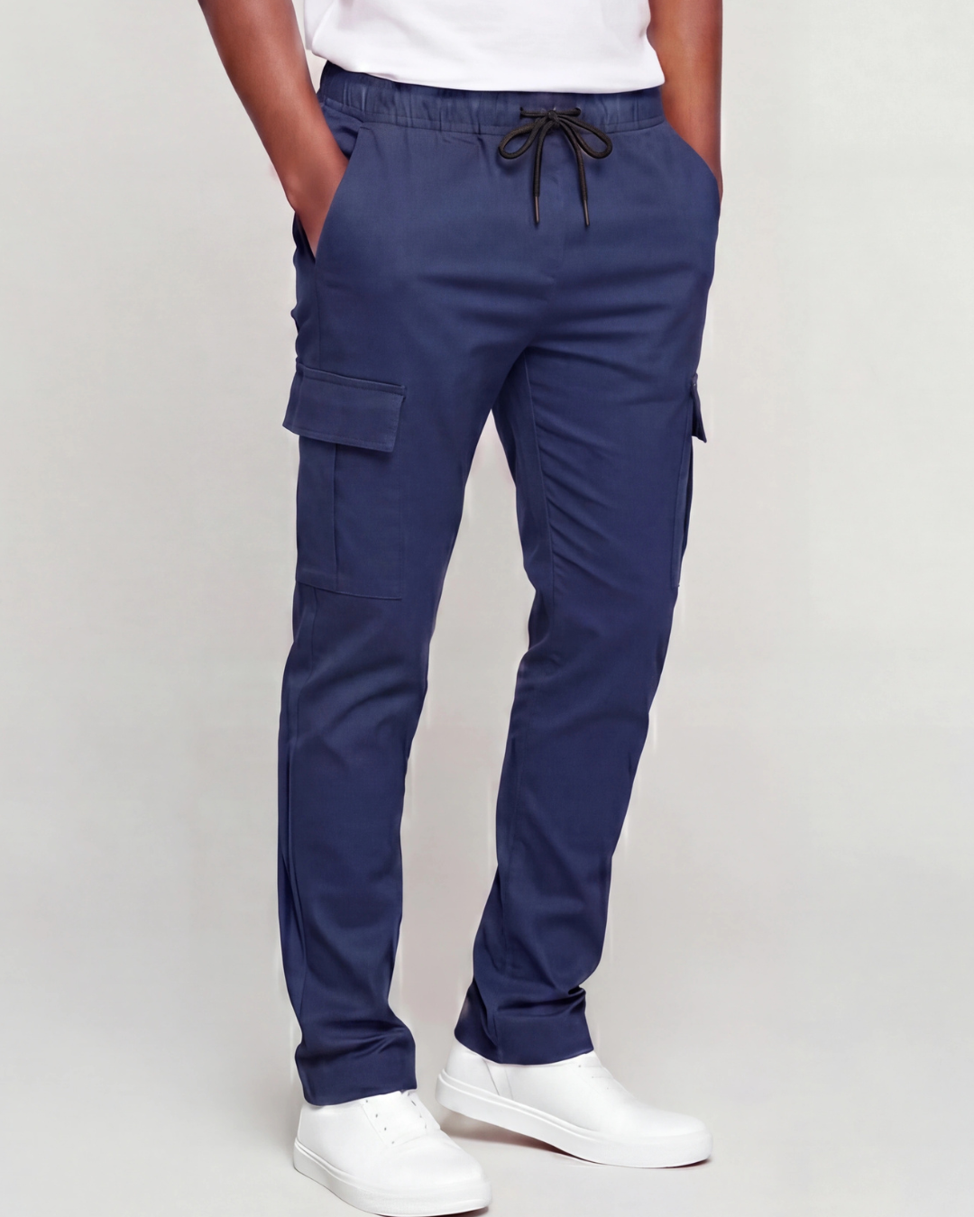 Boys' Cotton Twill Cargo Pants — Tapered Fit