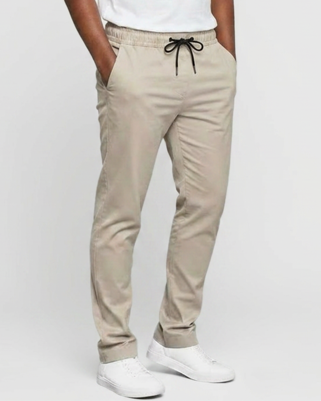 Boys' Drawstring Chino Pants