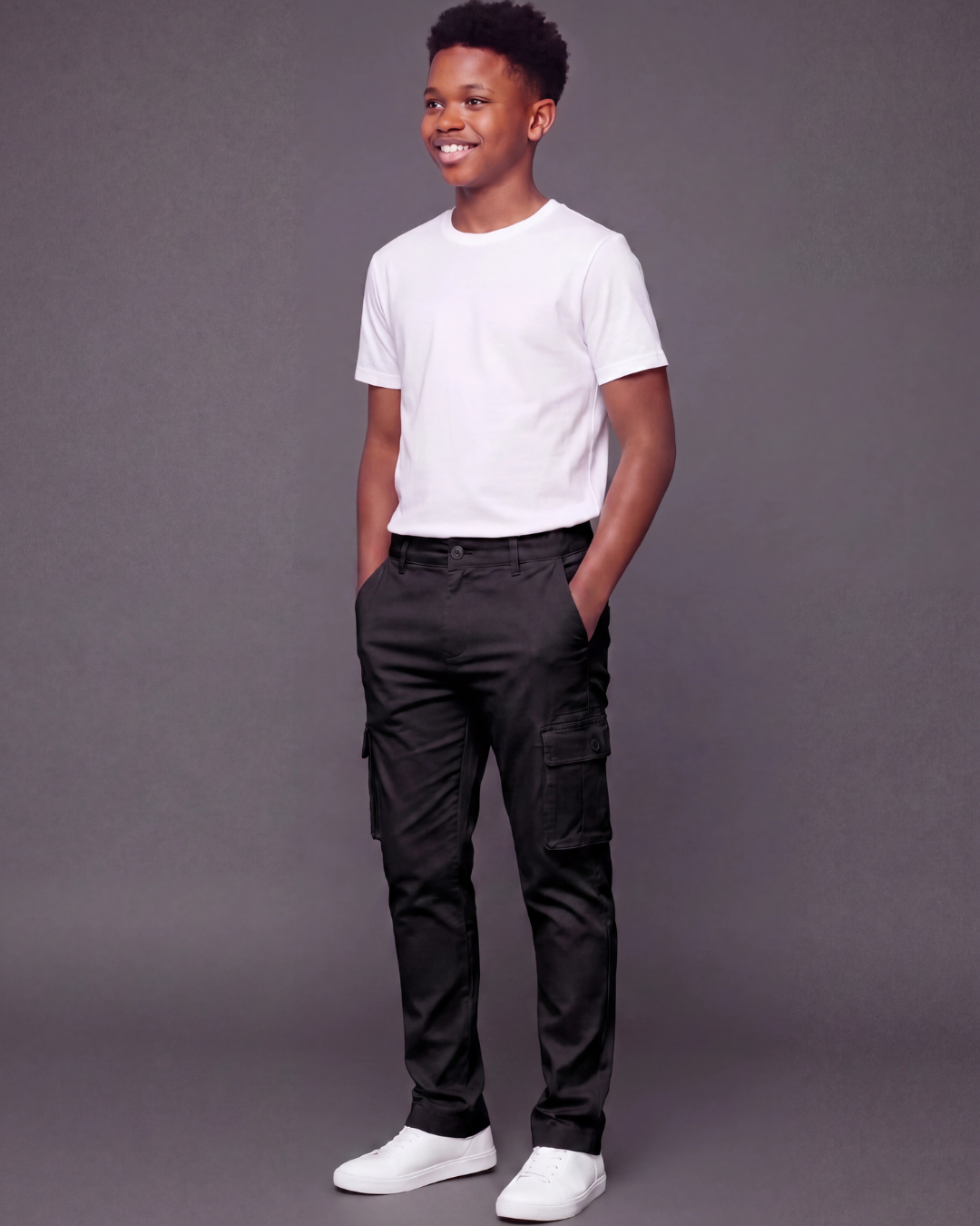 Boys' Relaxed Cargo Pants