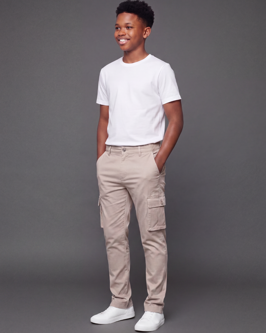 Boys' Relaxed Cargo Pants