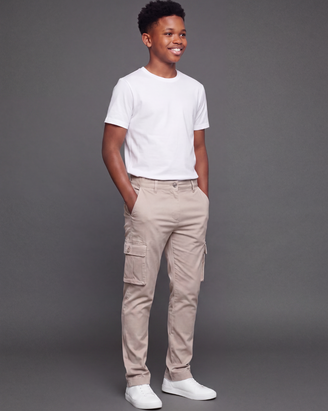 Boys' Relaxed Cargo Pants