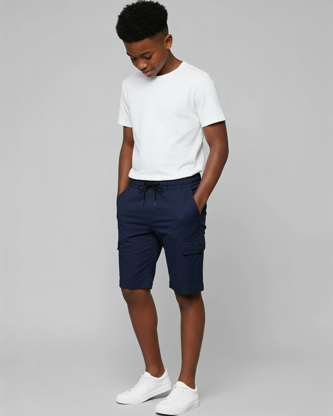 Boys' Tapered Cargo Shorts