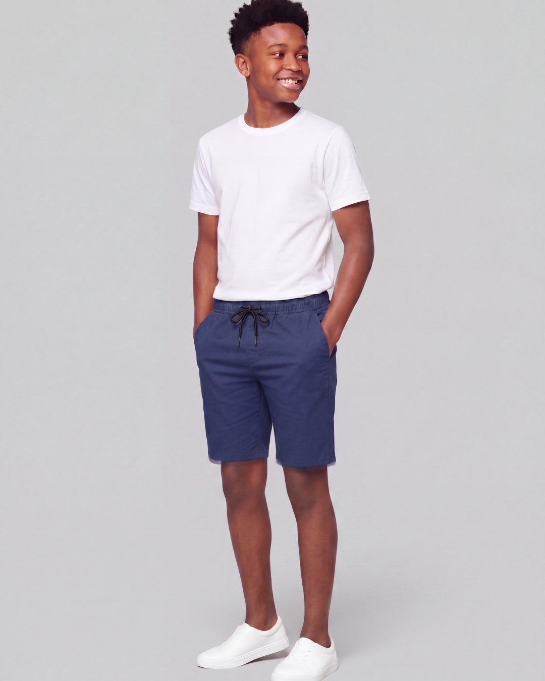 Boys' Drawstring Chino Shorts