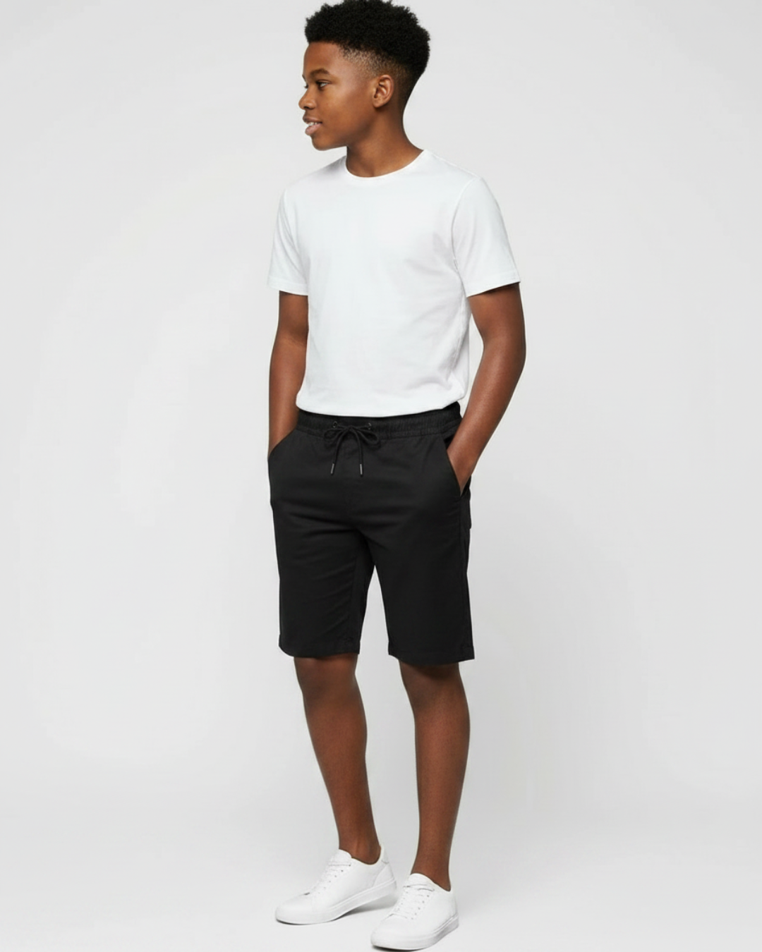 Boys' Drawstring Chino Shorts