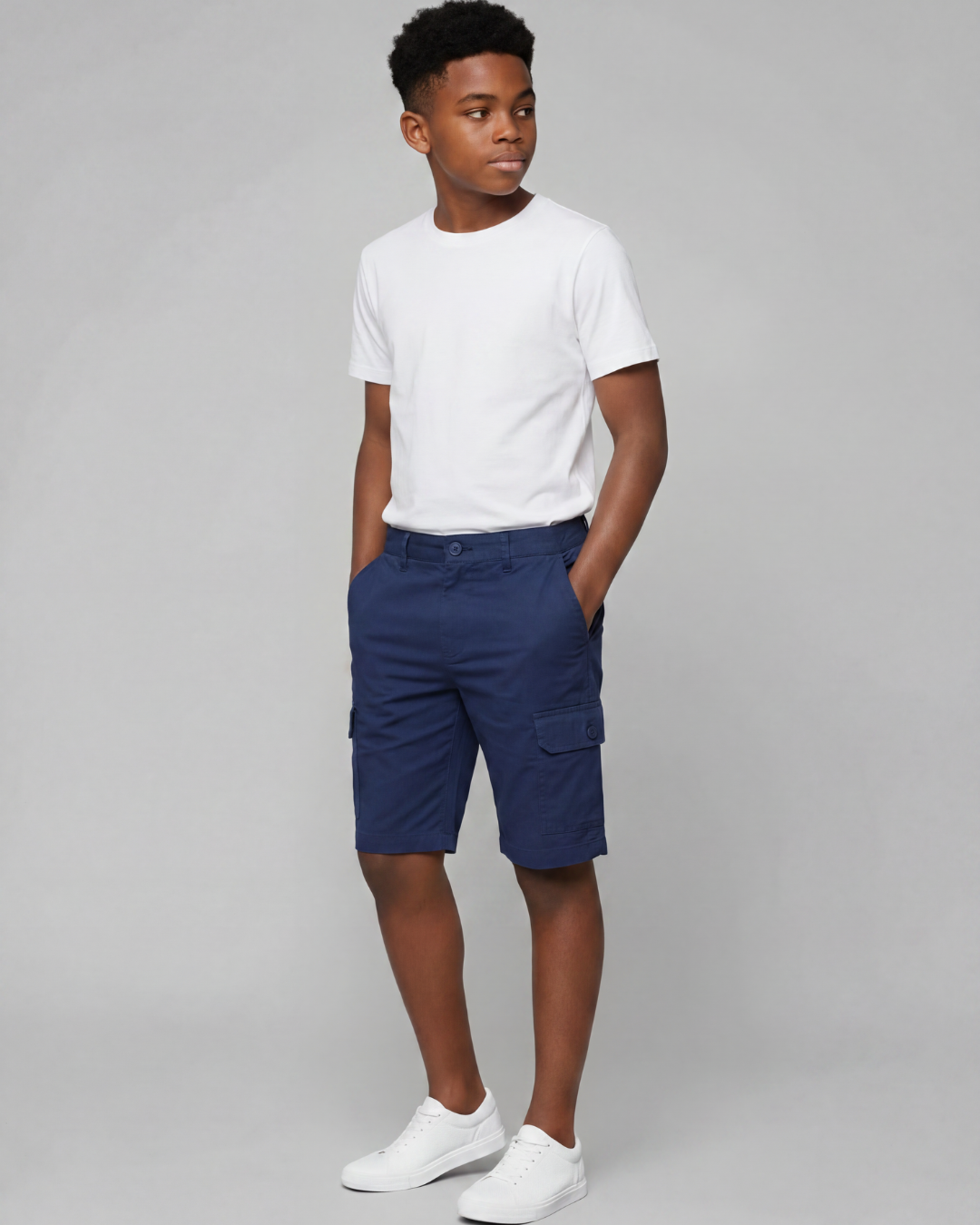 Boys' Relaxed Cargo Shorts