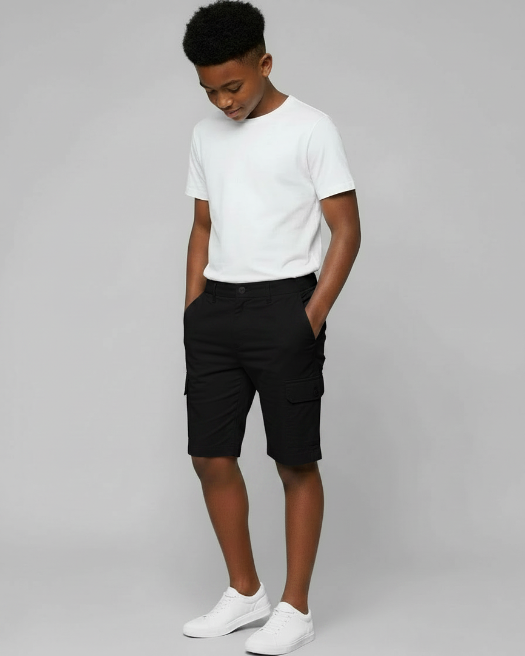 Boys' Relaxed Cargo Shorts