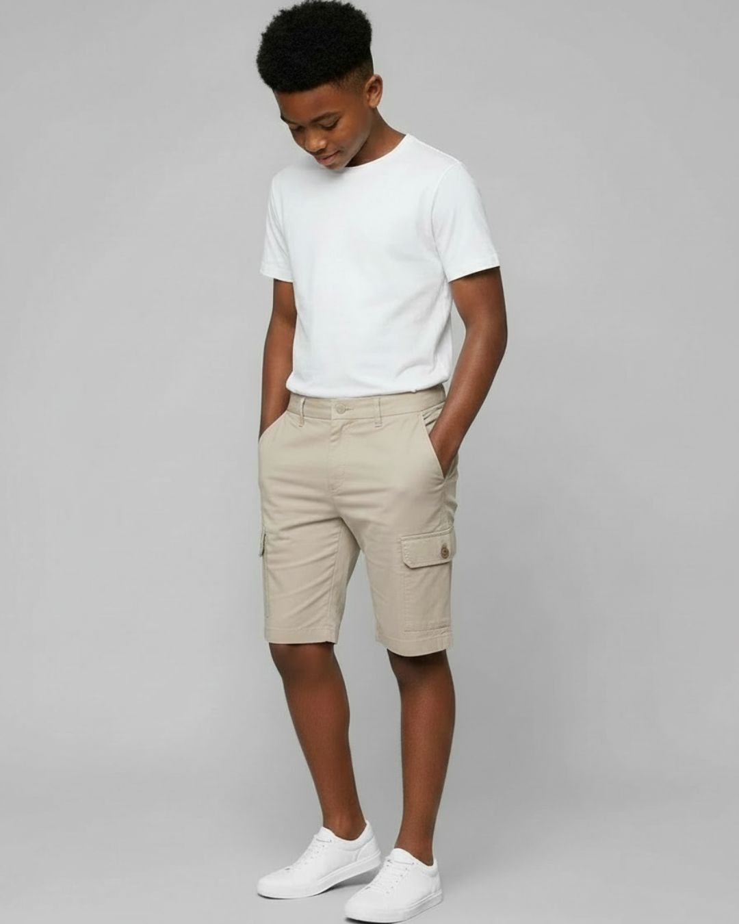 Boys' Relaxed Cargo Shorts