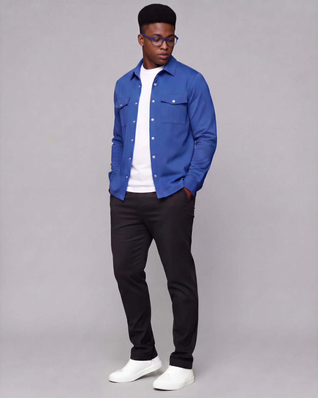 Boys' Snap-Button Overshirt