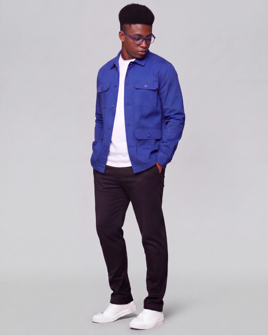 Boys' Four-Pocket Utility Overshirt