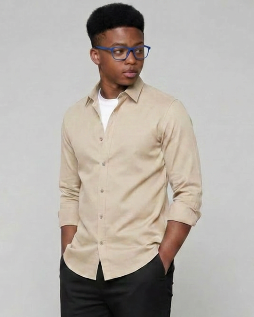 Boys' Classic Long-Sleeve Overshirt