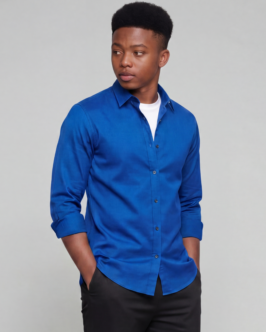 Boys' Classic Long-Sleeve Overshirt