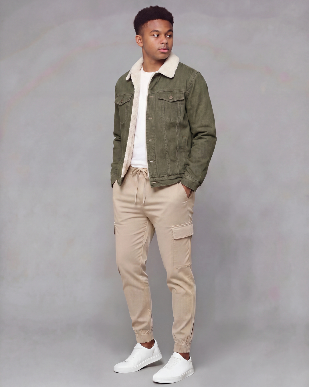 Boys' Sherpa-Lined Chore Jacket