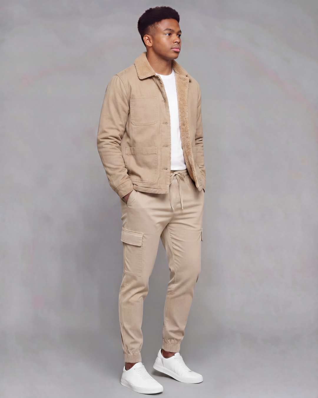 Boys' Sherpa-Lined Chore Jacket