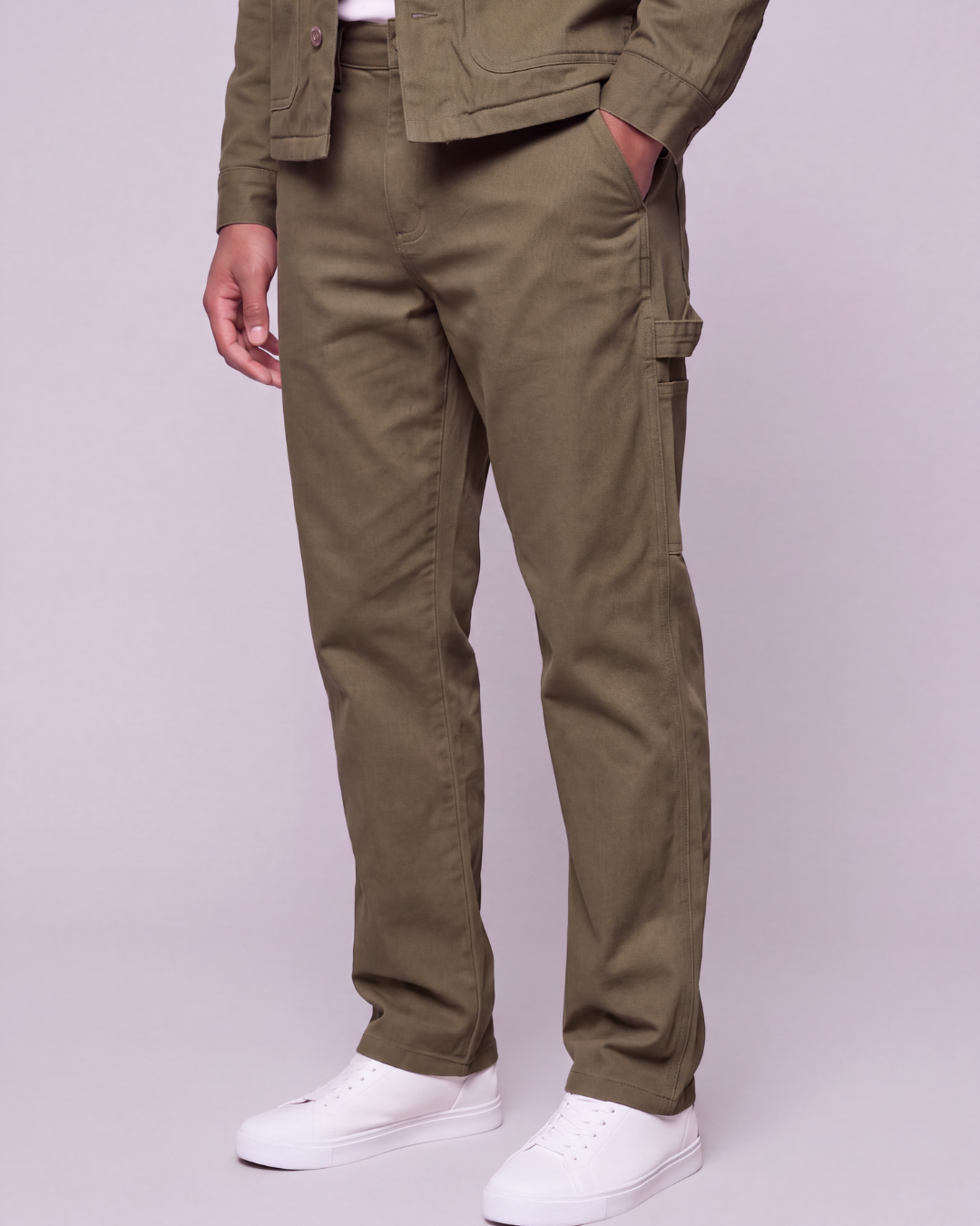 Boys' Carpenter Utility Pants + Sherpa-Lined Chore Jacket Set