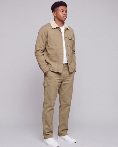 Boys' Carpenter Utility Pants + Sherpa-Lined Chore Jacket Set