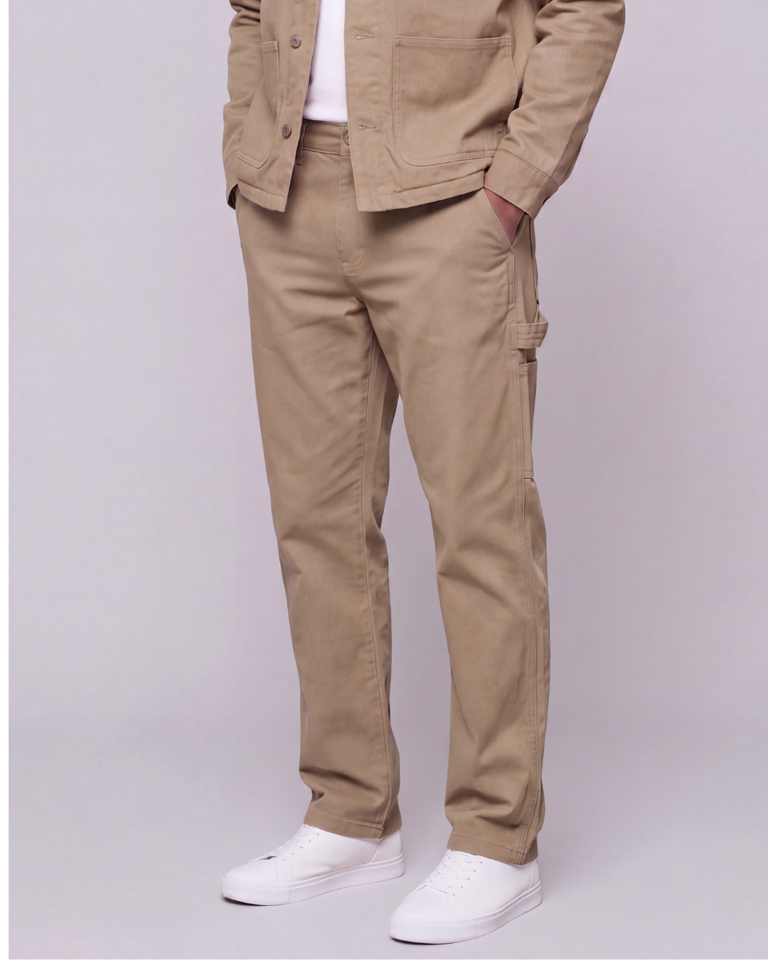 Boys' Carpenter Utility Pants + Sherpa-Lined Chore Jacket Set
