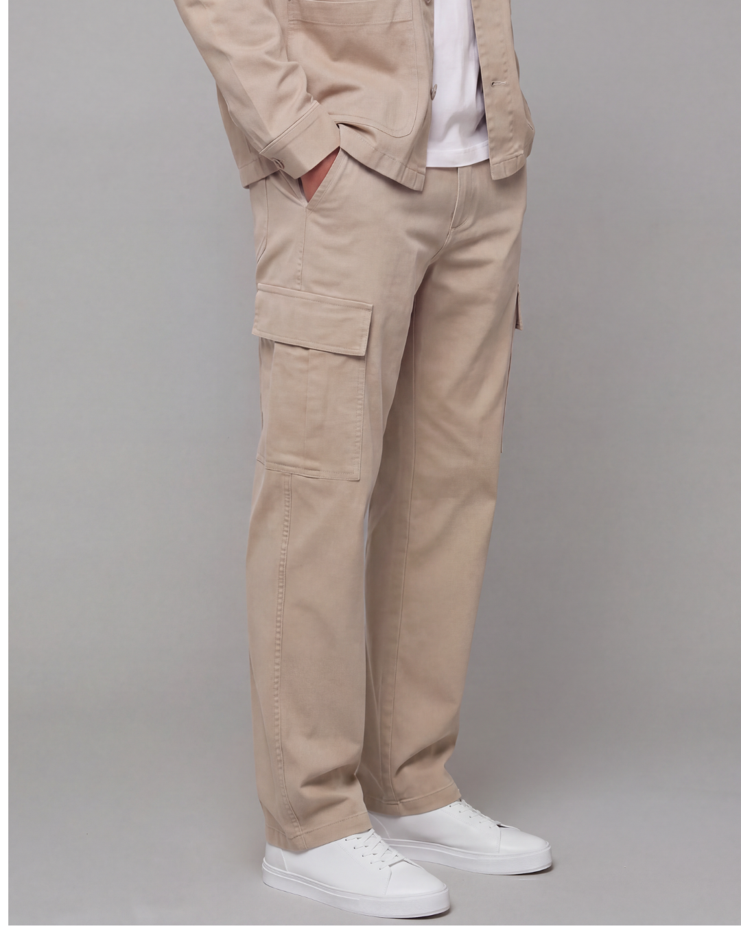 Boys' Relaxed Cargo Pants + Chore Jacket Set