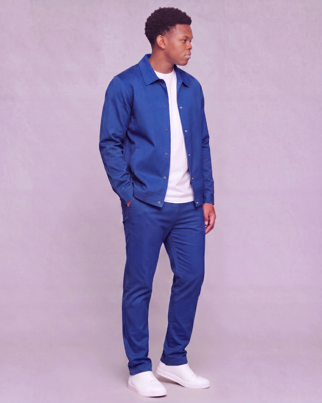 Boys' Classic Chino Pants + Coach Jacket Set