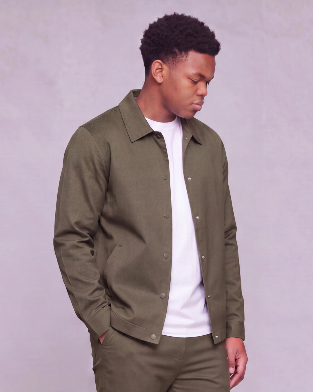 Boys' Classic Chino Pants + Coach Jacket Set