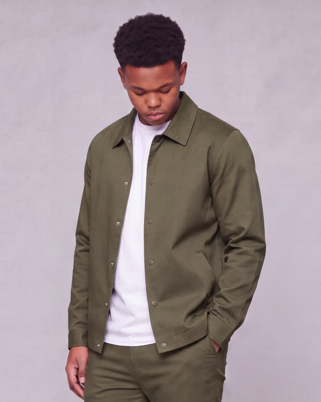 Boys' Classic Chino Pants + Coach Jacket Set