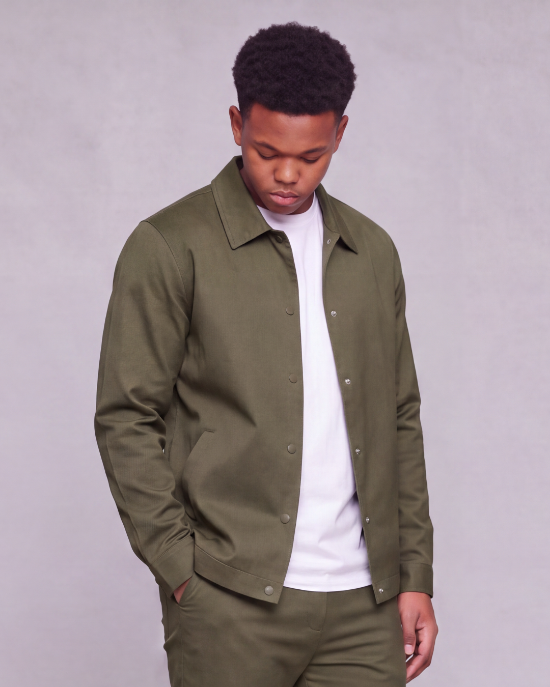 Boys' Classic Chino Pants + Coach Jacket Set