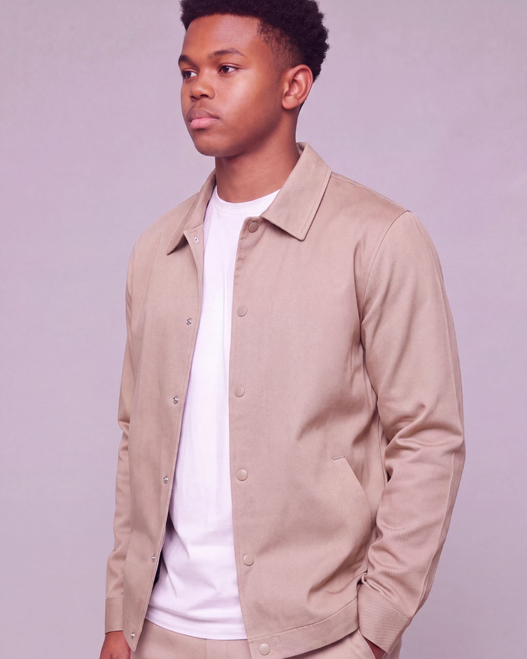 Boys' Classic Chino Pants + Coach Jacket Set