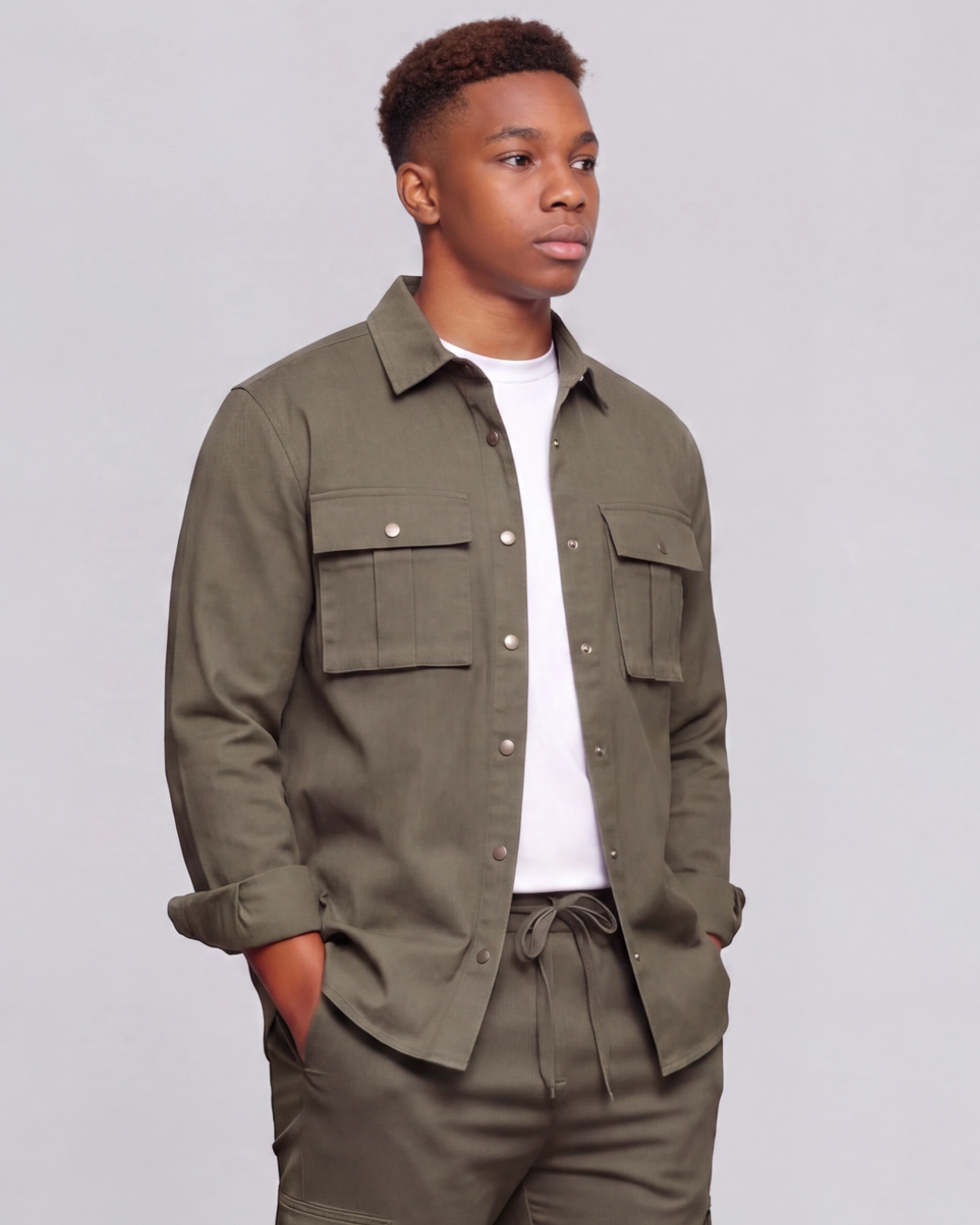 Boys' Long-Line Overshirt