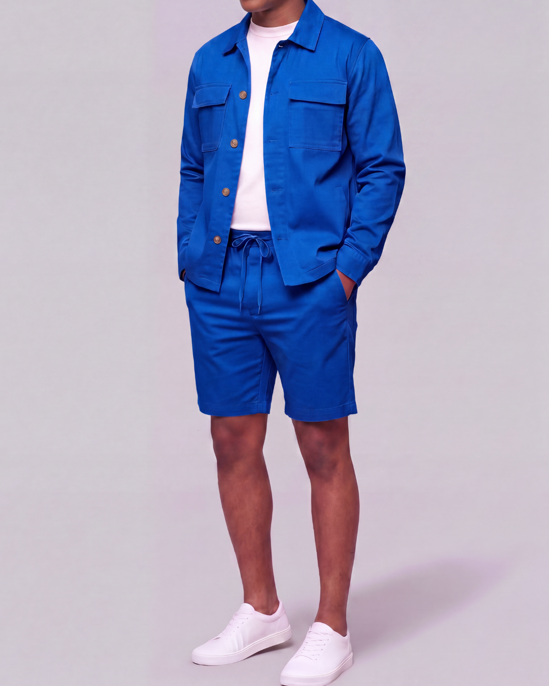 Boys' Drawstring Chino Shorts + Classic Field Jacket Set