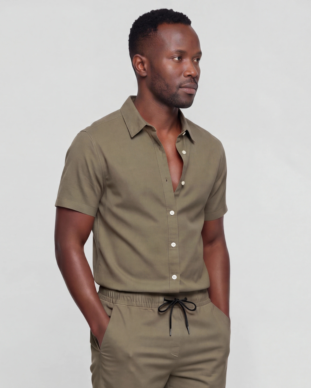Men's Short-Sleeve Overshirt