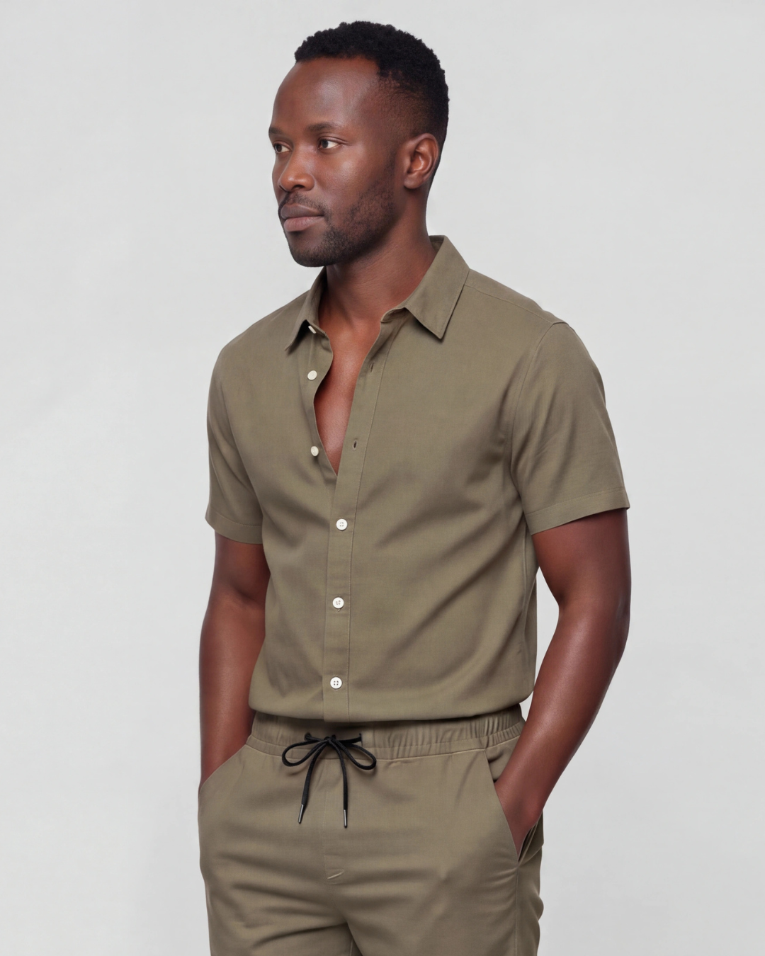 Men's Short-Sleeve Overshirt