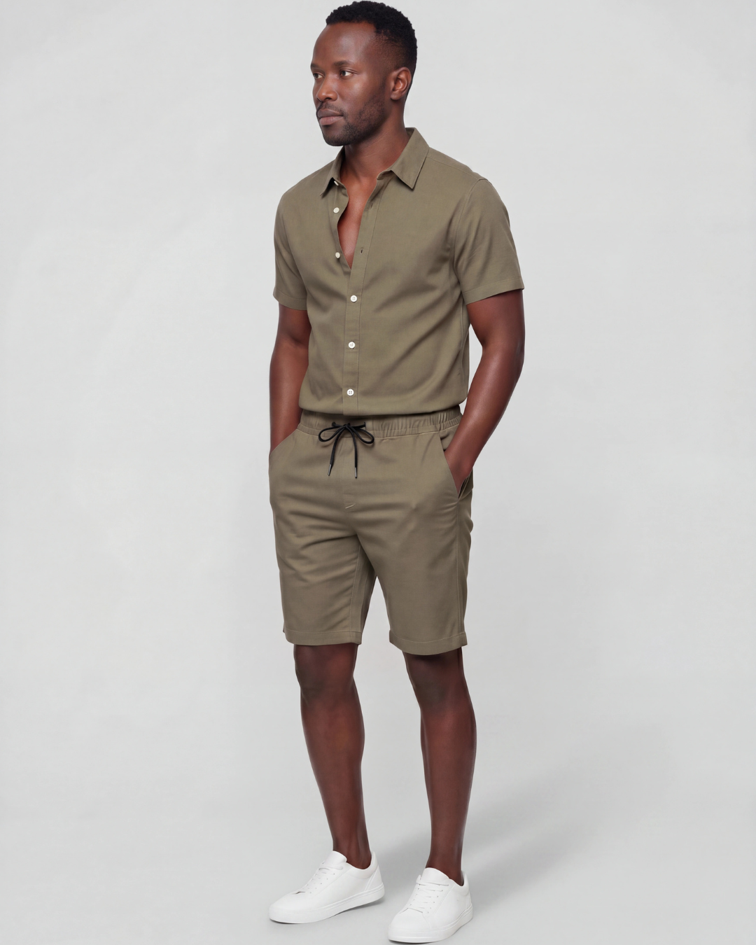 Men's Drawstring Chino Shorts
