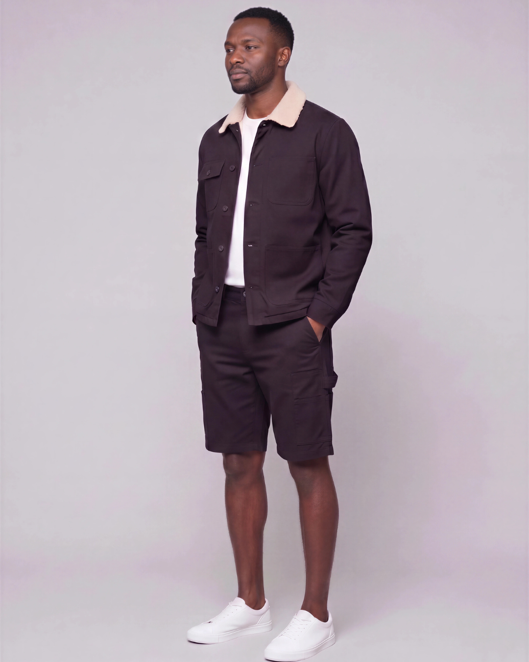 Men's Sherpa-Lined Chore Jacket