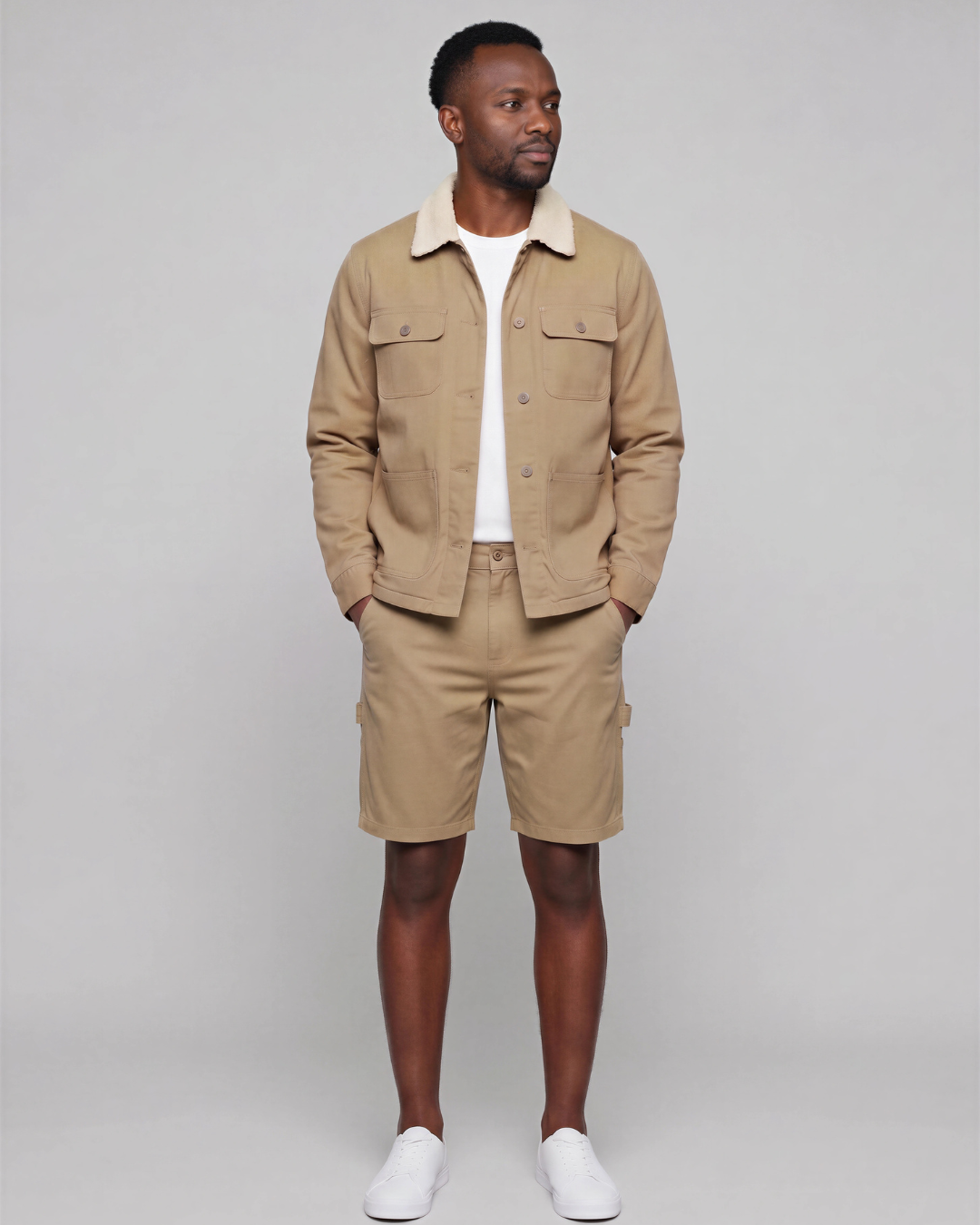 Men's Sherpa-Lined Chore Jacket