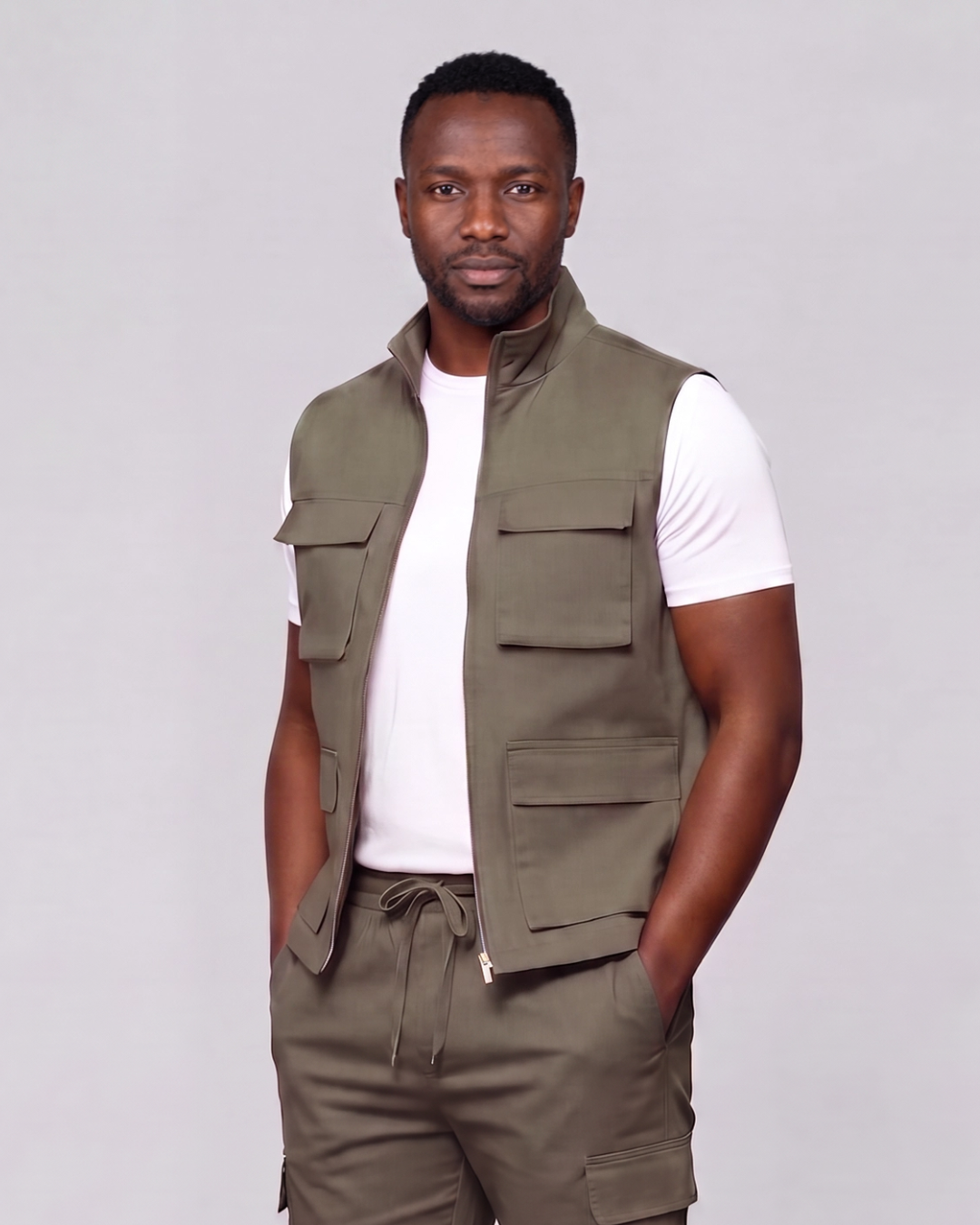 Men's Twill Vest