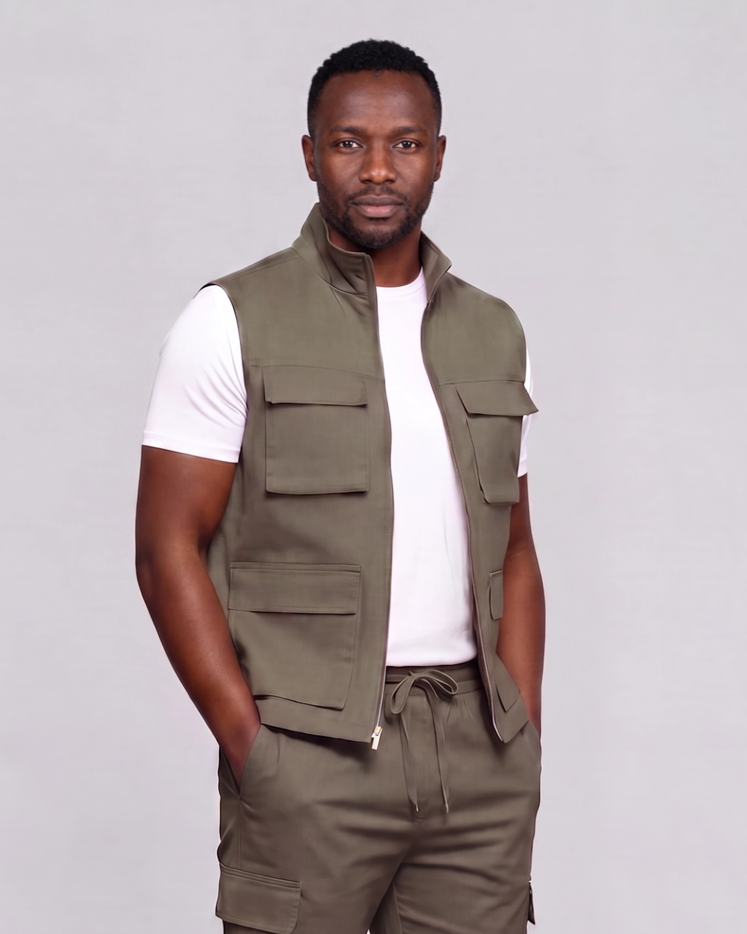 Men's Twill Vest