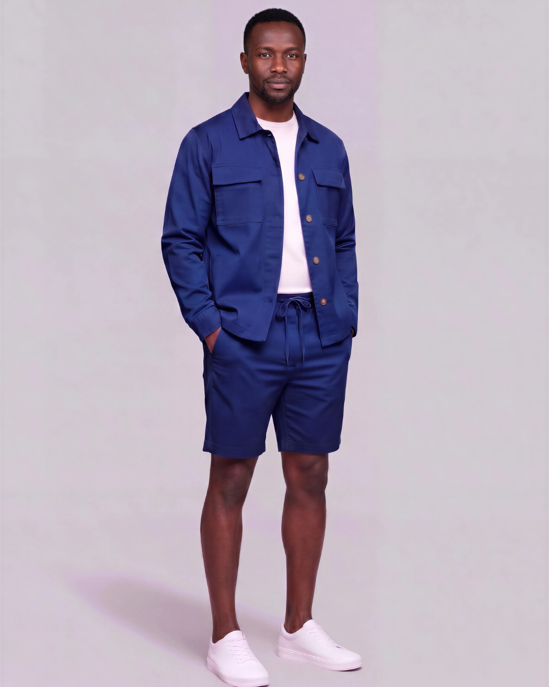Men's Drawstring Chino Shorts + Classic Field Jacket Set