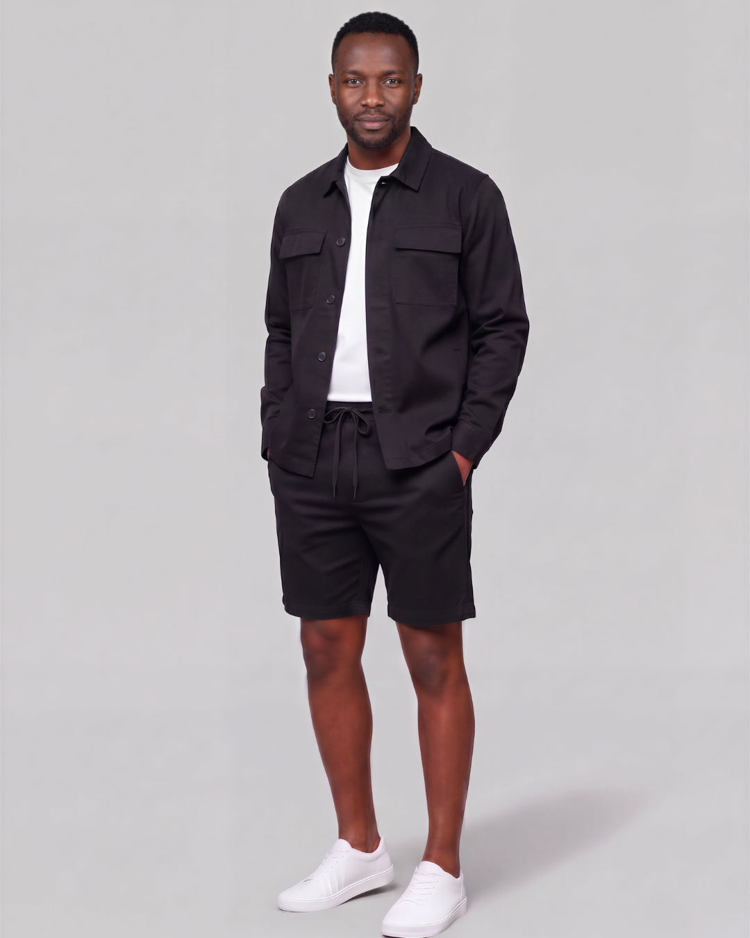 Men's Drawstring Chino Shorts + Classic Field Jacket Set